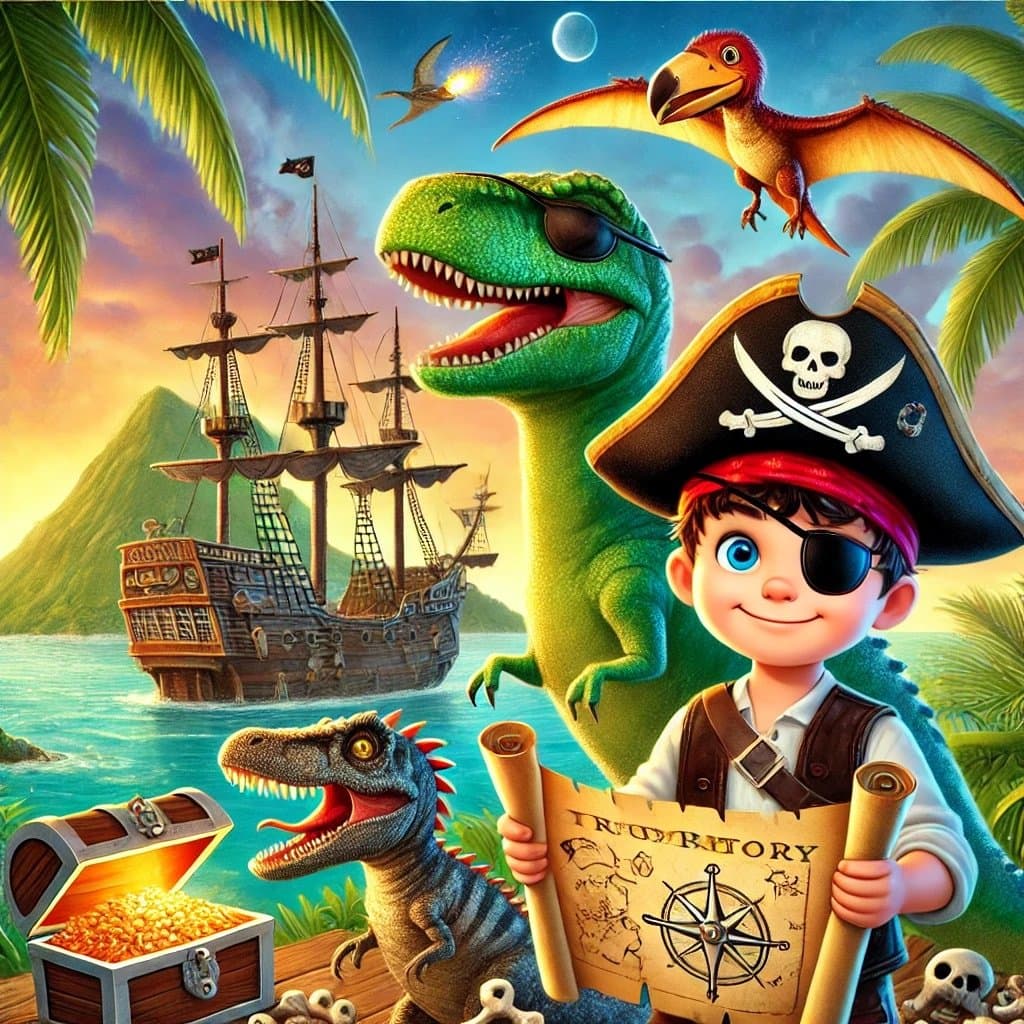 MJ and the Dino-Pirates’ Treasure
