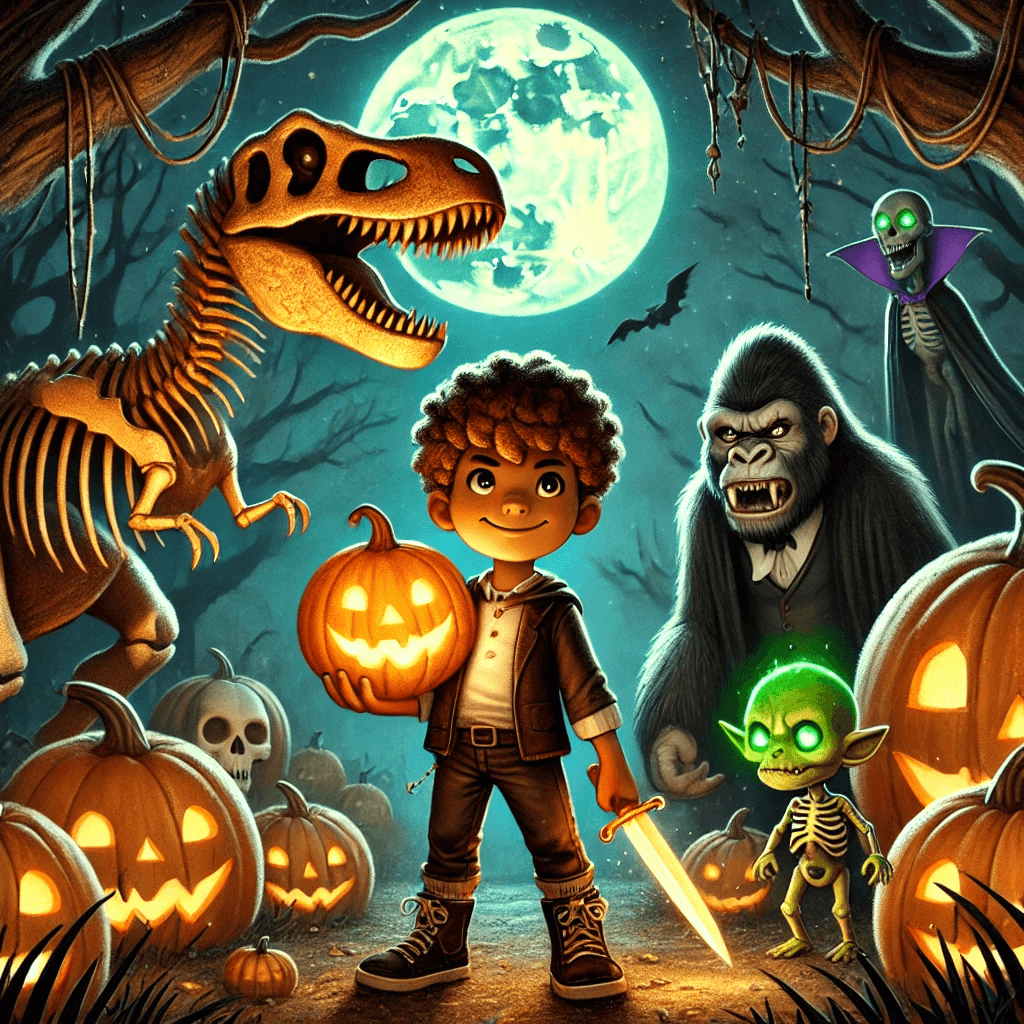 MJ's Halloween Adventure in the Haunted Pumpkin Jungle