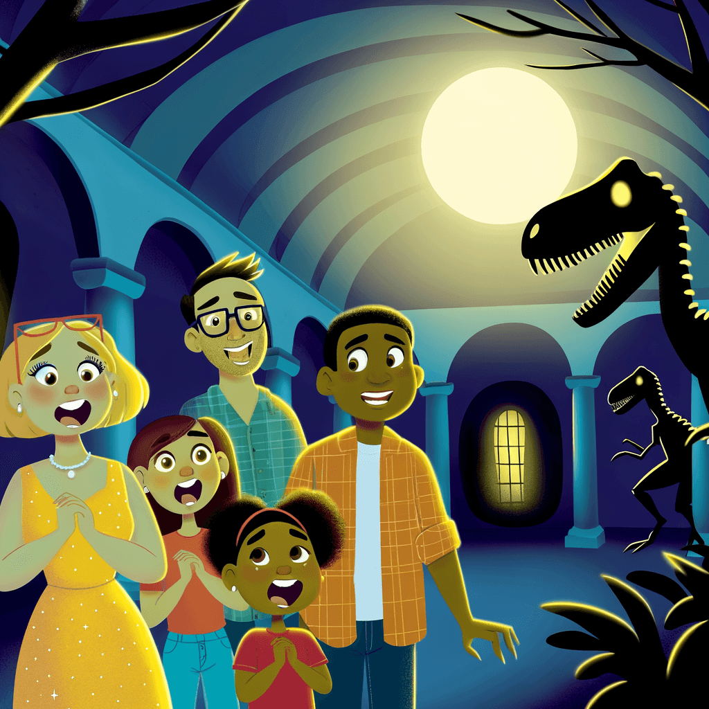 The Sleepover at the Haunted Dino Museum