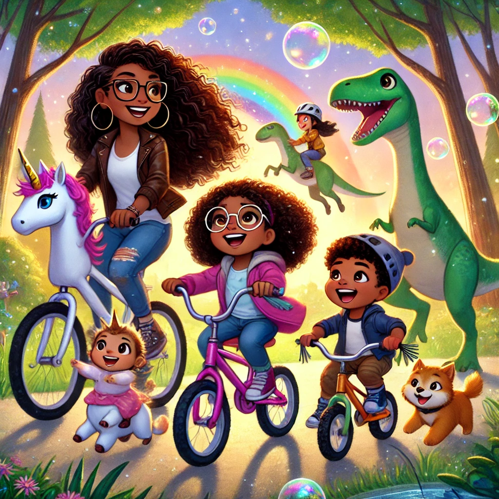 D-Boop Takes The Kids For a Bike Ride