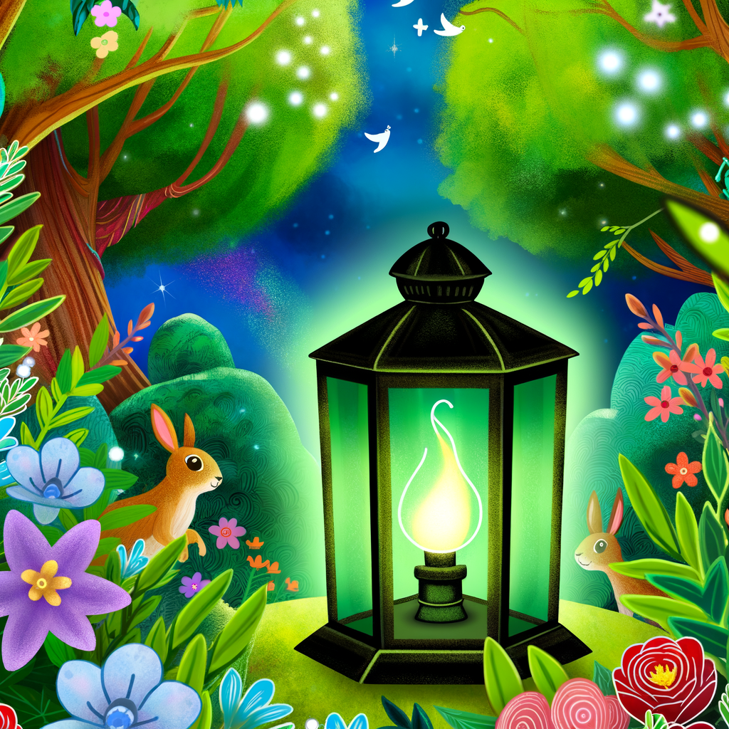 The Mysterious Lantern in the Garden