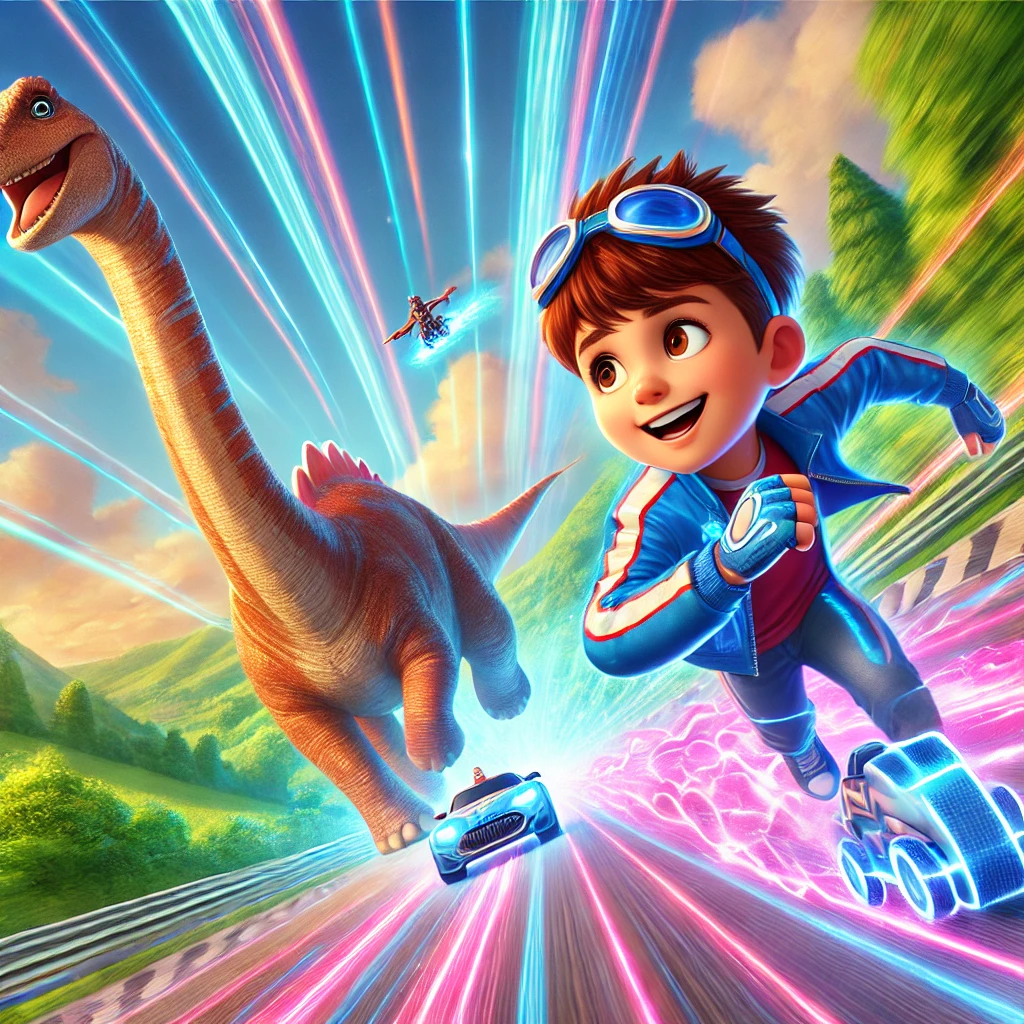 MJ and Kiki’s Super Speed Brachiosaurus Chase